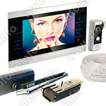 Комплект: видеодомофон HDcom S-104 с электромагнитным замком Power Lock 400G